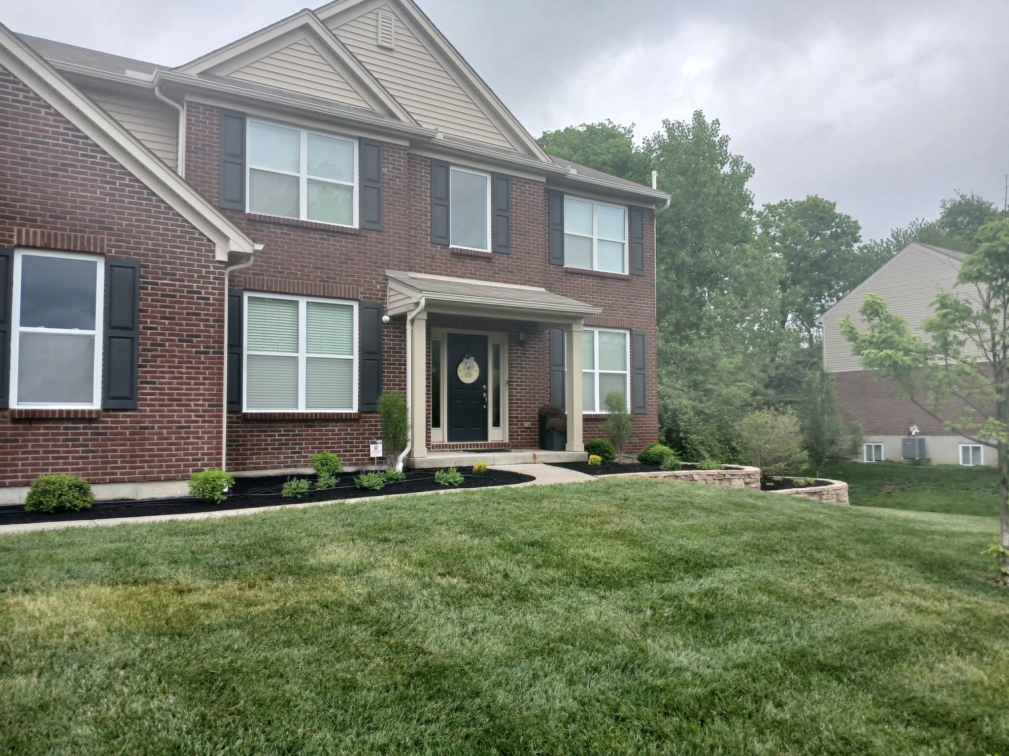 Professional lawn care in Warren County Ohio during spring